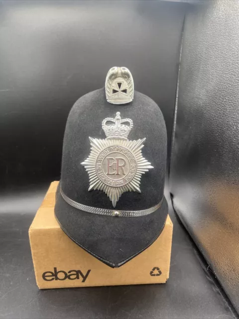 COOL VINTAGE West Yorkshire Metropolitan Police Bobby Helmet