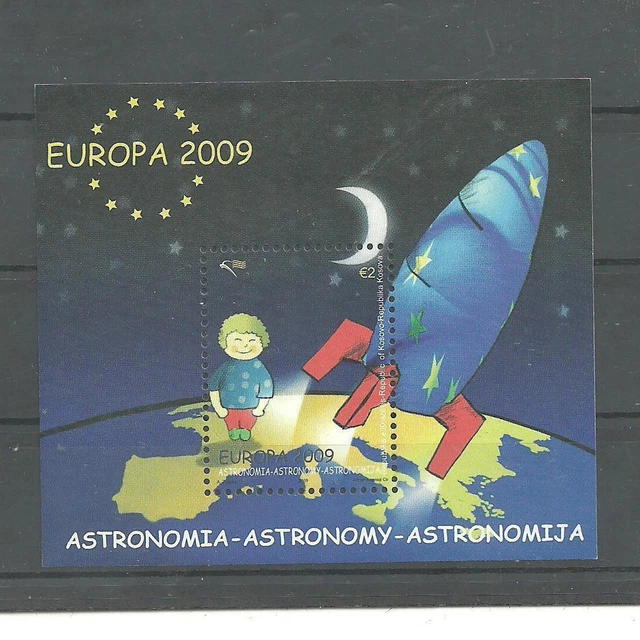 KOSOVO 2009 Europa cept Astronomieblock postfrisch