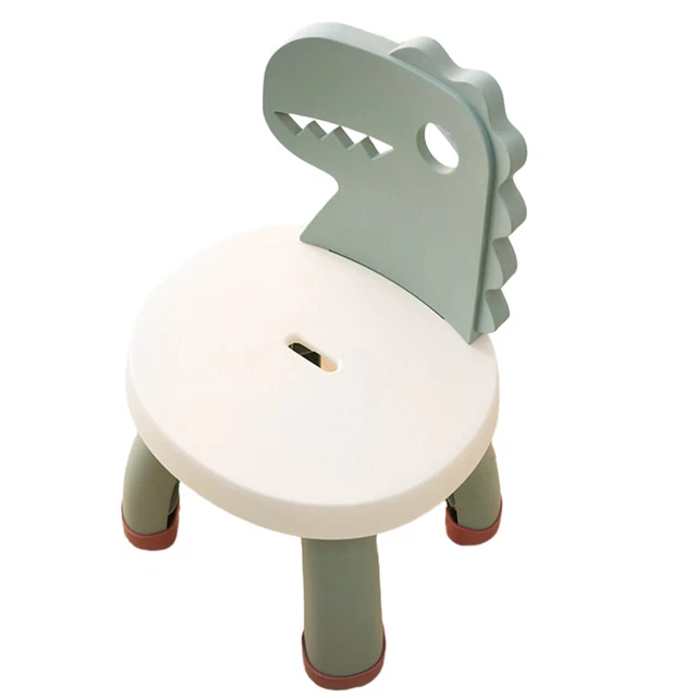 Silla infantil estable de plástico cómodo hogar