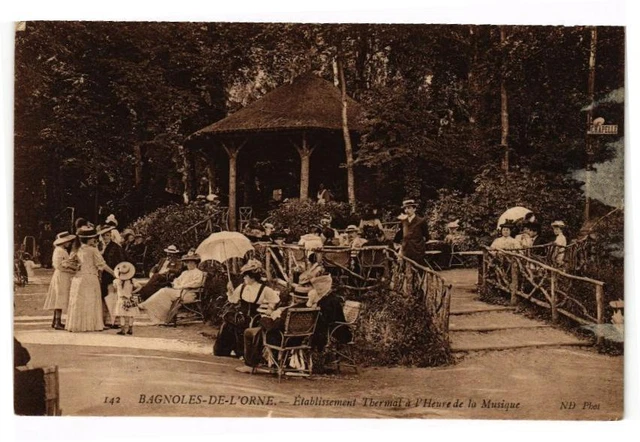 CPA BAGNOLES-de-l'ORNE - thermal establishment d'heure de la (195884)