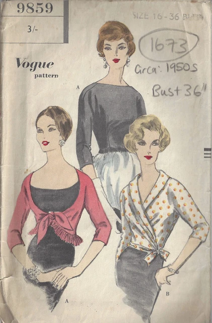 Ensemble Vintage 1950s – Chemisier Haut Et Jupe Circulaire – Taille B36 W30 – Neuf Non Découpé – États-Unis