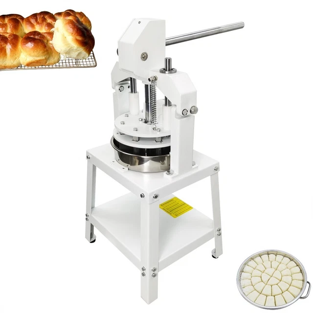 10 Pieces Manual Dough Divider Press Cutter Roller Bakery Bread Maker 108g-576g