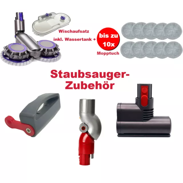 Ersatzteile Zubehör Set für Dyson Staubsauger / LED-Turbobürste Düse Saugrohr 2