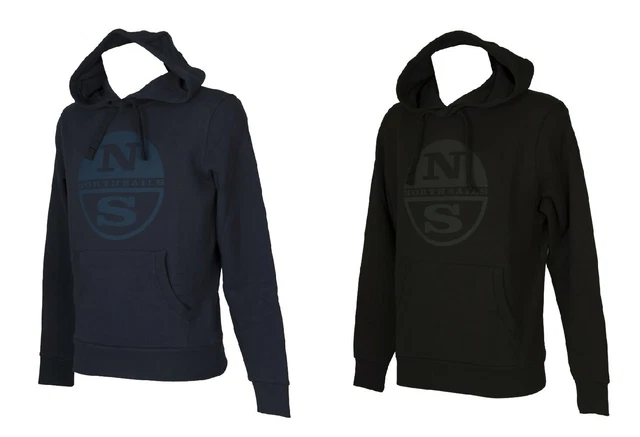 SG Maglia felpa con cappuccio e tasca grande uomo felpata invernale NORTH SAILS