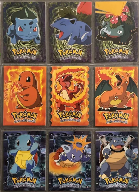 Topps Pokemon First Movie - E1 - E12 Full Set - holo foil/die-cut  LP/NM