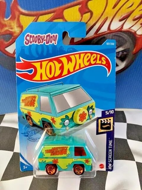 Hot Wheels 2021 HW Screen Time 5/10 107 Scooby-Doo The Mystery Machine Blue RSW