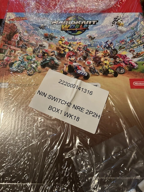 MARIO KART WORLD Nintendo Switch 2 Store Display Sign $123.41 - PicClick CA