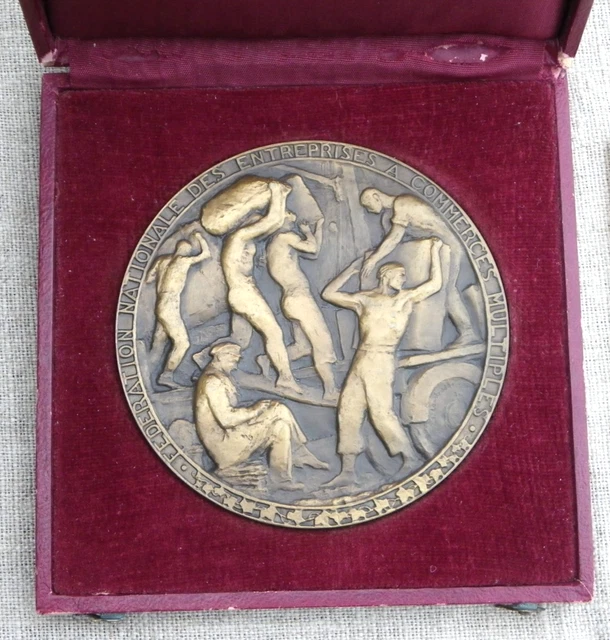 MEDAILLE BRONZE 1950 - Médailles de table - Forums