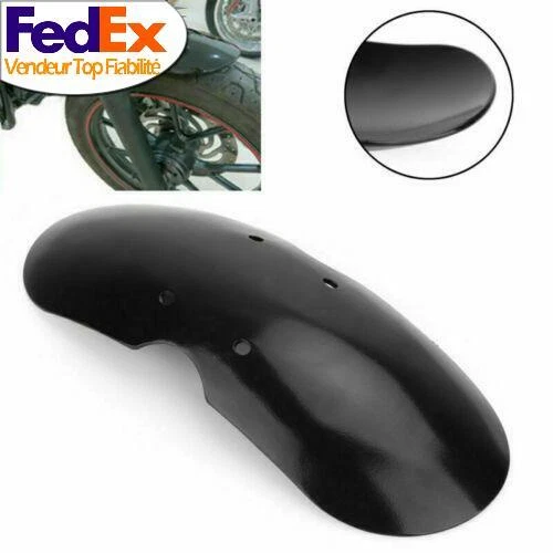 Garde-Boue Avant Court 34 Cm Noir Mat – Compatible Harley-Davidson Sportster 48 XL1200X 2010-2020