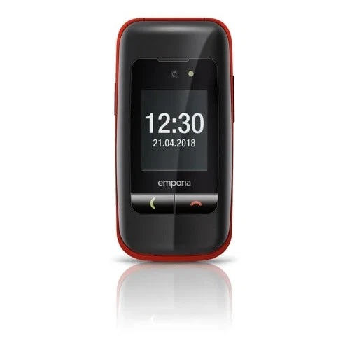 Emporia One V200 2.4 " 2G Unlocked Sim Free Mobile Phone Red Black