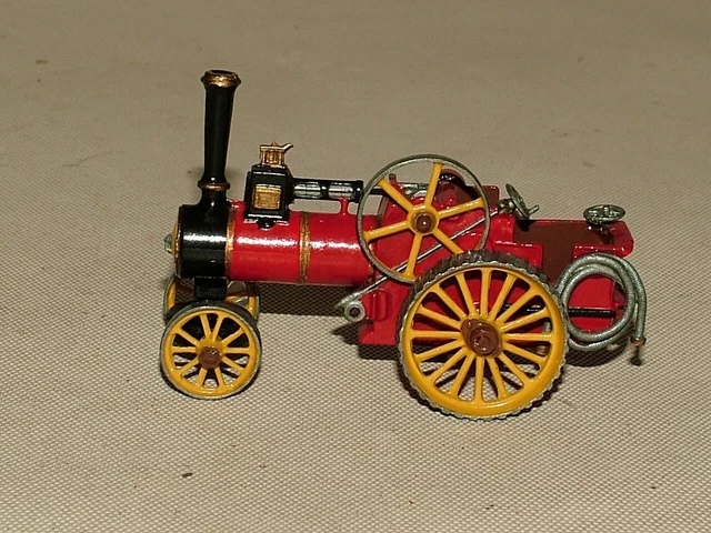 Anbrico Vintage Cast Metal Kit Oo Burrell Steam Engine Red Yellow Wheels Built Anbrico Vintage Cast Metal Kit Oo Burrell Steam Engine Red Yellow Wheels Built