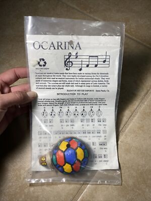 Handmade Ocarina & Music Sheet