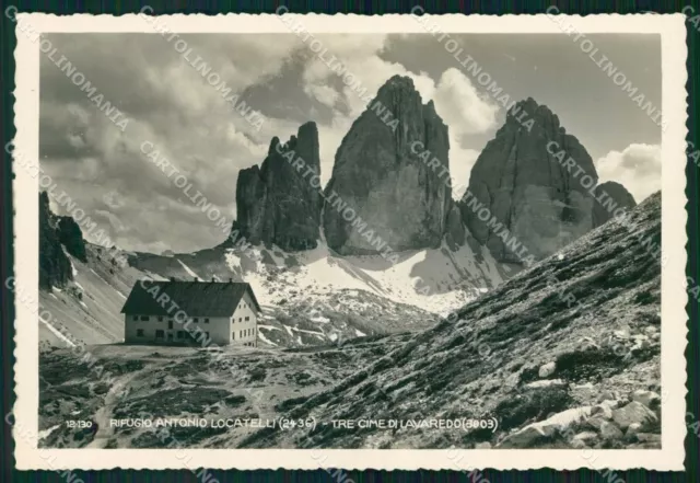 Bolzano Sesto Rifugio Antonio Locatelli FG Foto cartolina RB6525