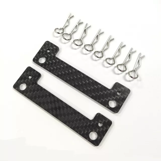 Carbon Body Post Mount Member For Tamiya XV-01 TT01 TT02 RC On-Road Car Parts