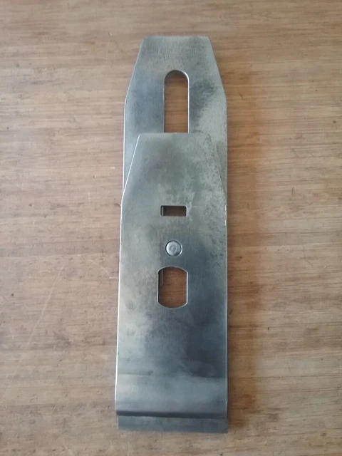 Vintage Stanley Four Square Iron & Chip Breaker for 4 Square Plane 2" x 7 3/8"