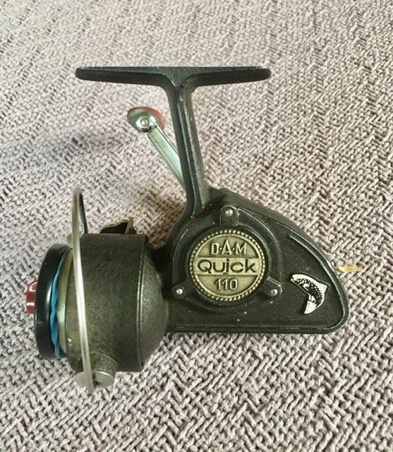 Vintage German Made DAM QUICK 110 Ultralight Spinning Reel for Left Handed user Vintage German Made DAM QUICK 110 Ultralight Spinning Reel for Left Handed user