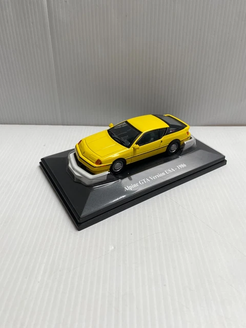 HACHETTE ELIGOR Renault Alpine GTA Version USA 1986 sans boite 1/43 Voiture