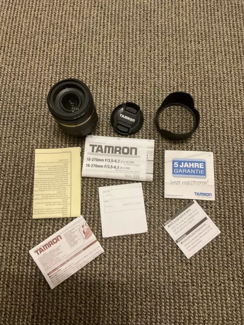 Tamron 18-270mm F/3,5-6,3 Di II PZD,  für Sony-A mount, APS-C