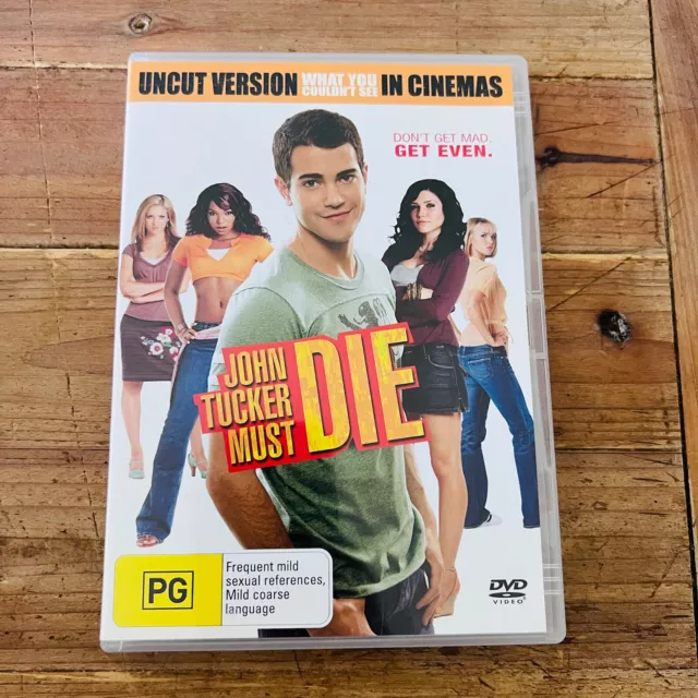 John Tucker Must Die DVD Uncut Version PAL Region 4 Jesse Metcalfe Teen Movie