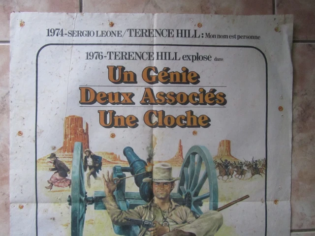 Ancienne Affiche Cinema Un Genie Deux Associes Une Cloche Terence Hill 1976 2