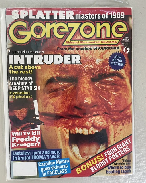 Gorezone Horror Magazine 6 1989