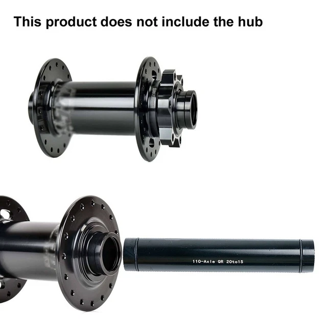 Adaptateur Essieu Traversant Remorque Vélo - Réglable Longueur Et Largeur - Alliage Aluminium