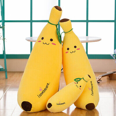 Almohadas para lanzar plátano almohada plátano peluche juguetes de plátano