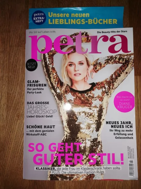 Petra Magazin Ausgabe Nr. 1-2/23 vom 1.12.2022 Cover Diane Kruger - Beauty Mode