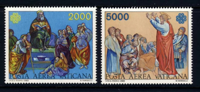 VATICAN CITY . 1983 World Communications Year (C73-74) . Mint Never Hinged