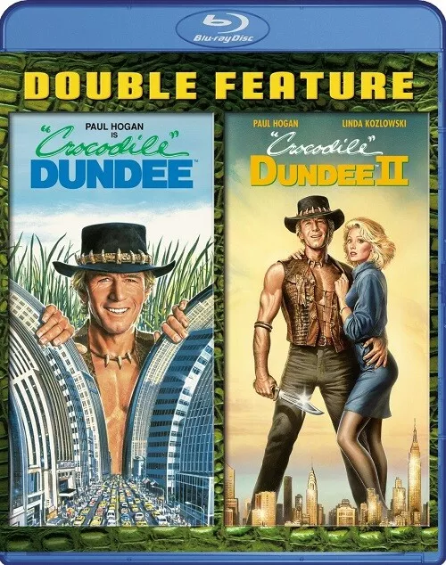 Crocodile Dundee 1 + 2 (Paul Hogan) II Blu-ray Reg-B