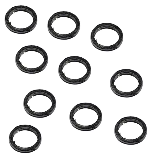 10x Auspuffdichtung (30 x 23mm) -  für 50ccm GY6 4T Chinaroller 139QMB / 139QMB