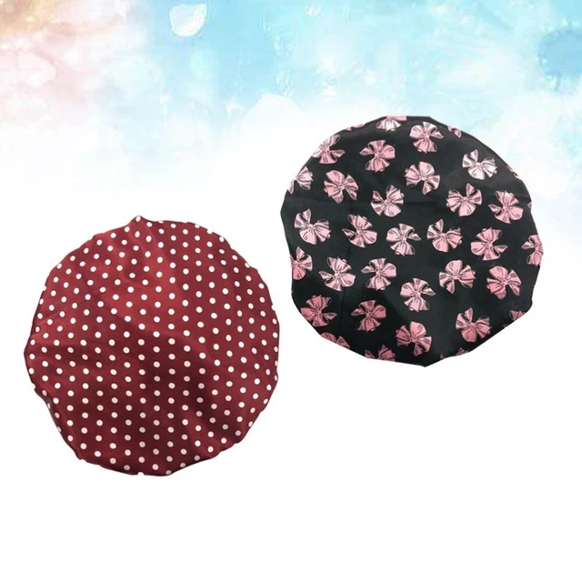 2 un. gorras de ducha de bañera de poliéster para adultos