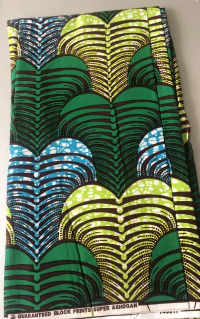 African Wax Print  Fabric 6 Yards Ankara fabric/craft /Cotton