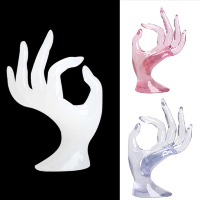 Mannequin Hand Bracelet Ring Watch Display Stand Jewelry Holder Prop X'mas Decor