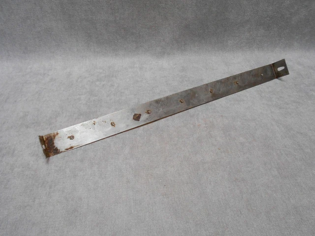 French Vintage alu TOWEL RACK Utensils BAR w/ 7 hooks 6