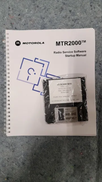 Motorola MTR2000 RSS Startup Manual w/disks