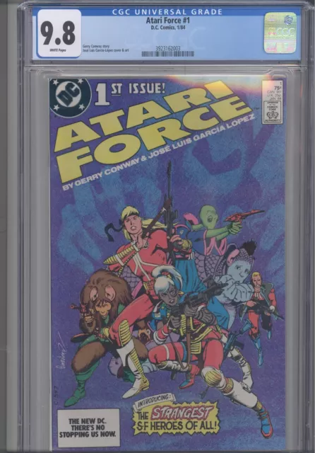 Atari Force #1 CGC 9.8 1984 DC Comics Gerry Conway story