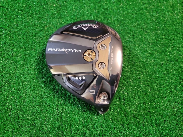 Callaway Paradym Triple Diamond 15 Degree 3 Fairway Wood Head Only Excellent!!