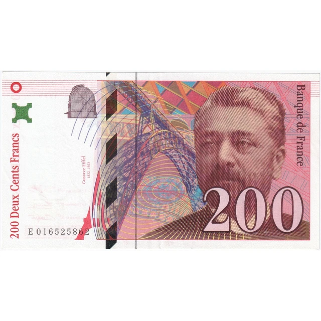 [#196193] France, 200 Francs, Eiffel, E016525862, UNC
