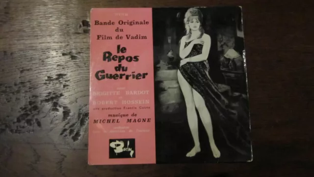 45 tours RPM LE REPOS DU GUERRIER Michel Magne Vadim Brigitte Bardot 1963