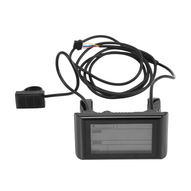 Produktbild von SW900 LCD-Display Für E-Bike & Roller – 6-polig, 180cm Kabel, 24-72V, Automatische Spannungserkennung, Farbdisplay
