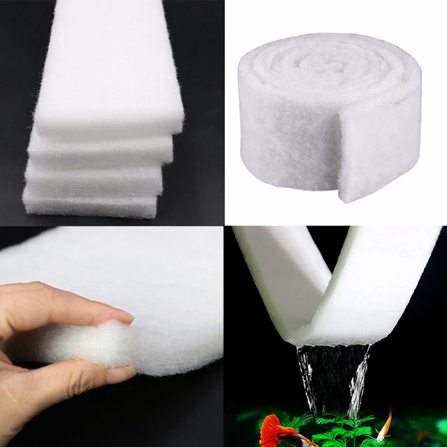 Aquarium Tanks Filter Pad Sponge Fish Pads Cut Fit Cylinder