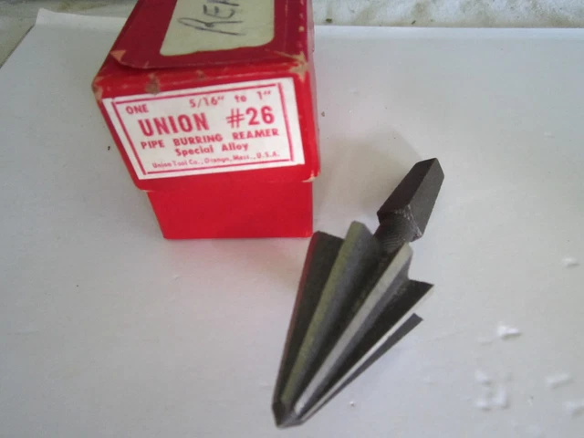Vintage Union Tool Co. No 26 Pipe Burring Reamer For Bit Brace