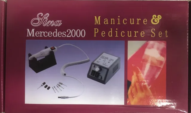 set manicure pedicure elettrico
