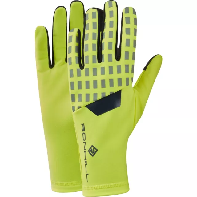 Ronhill Afterhours Running Gloves - Yellow