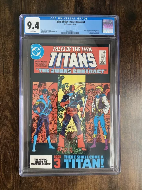 DC Comics Tales of the Teen Titans #44 CGC 9.4 1st Appearance Of Nightwing