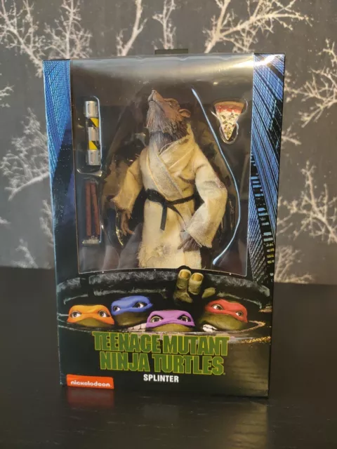 Neca Teenage Mutant Ninja Turtles Tmnt Splinter 7" Action Figure 1990 Movie