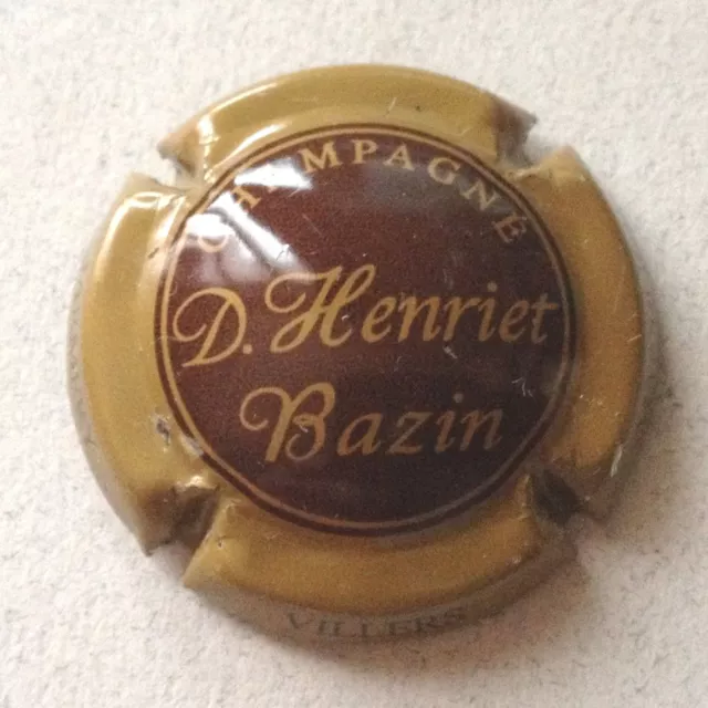 Capsule de champagne HENRIET-BAZIN (9. marron contour marron clair)