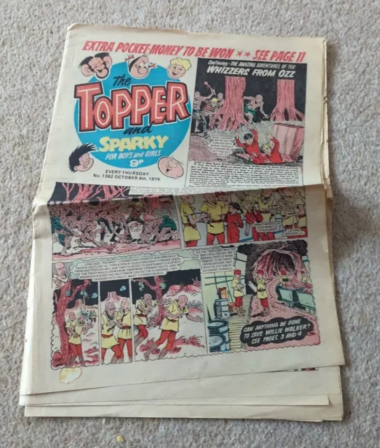 The Topper And Sparky , Beezer And Plug Comics X3 Job Lot 2