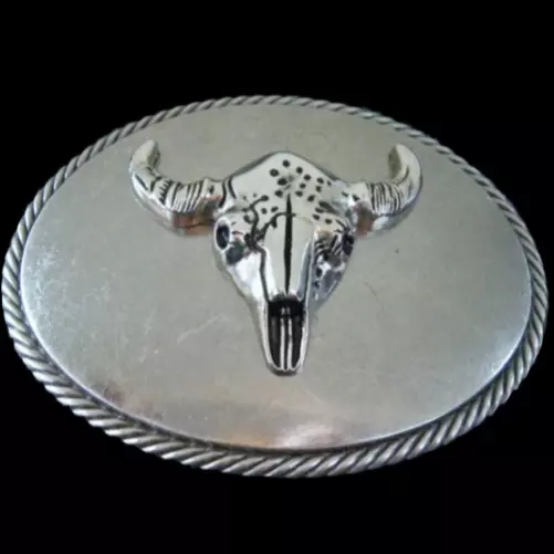 Cow Steer Belt Buckles Texas Longhorn Western Cowboy Cowgirl Boucle de Ceinture